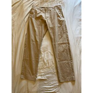 J. Crew Men's Thompson Flex Chino Pant‎ BE705 Khaki Tan Size W32 L30 EUC